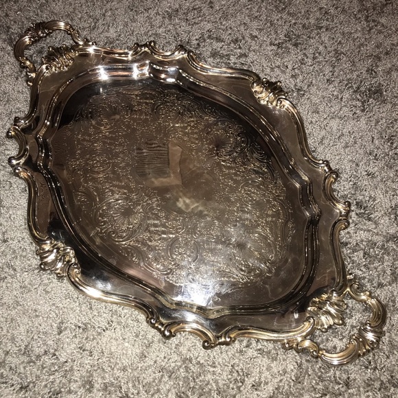 Reed and Barton silver platter